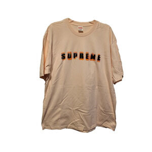 Supreme Stencil Tee Pale Pink Men's Size XL Brand New